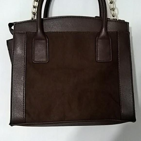 Brown Vegan Leather and Suede Purse NWT - Picture 3 of 8